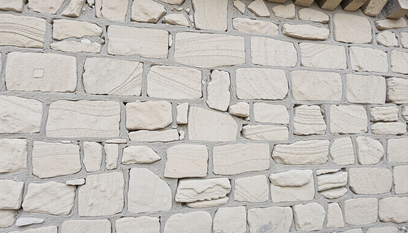 An ancient stone wall in the Armenian Quarter of Jerusalem.