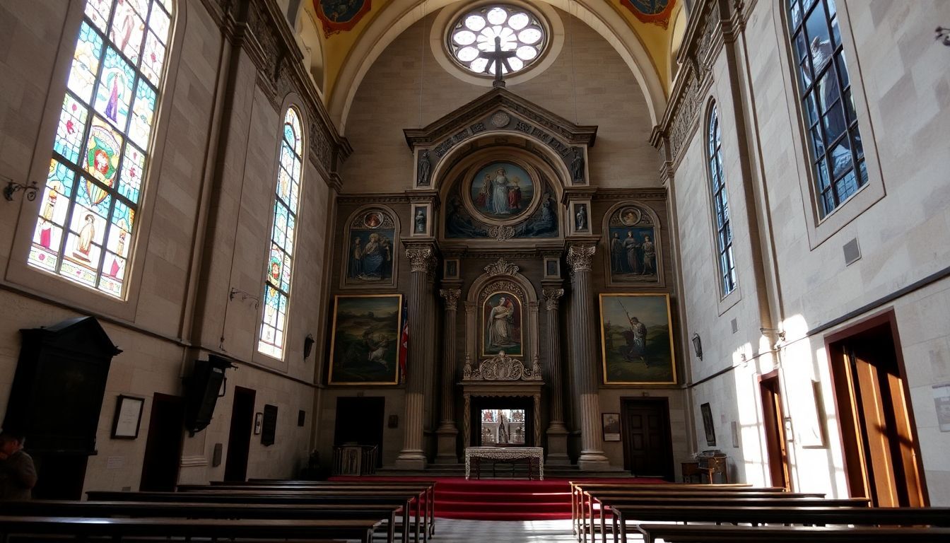 The Church of Saint Peter in Gallicantu on Mount Zion in Jerusalem.