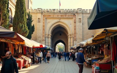 The Damascus Gate in Jerusalem